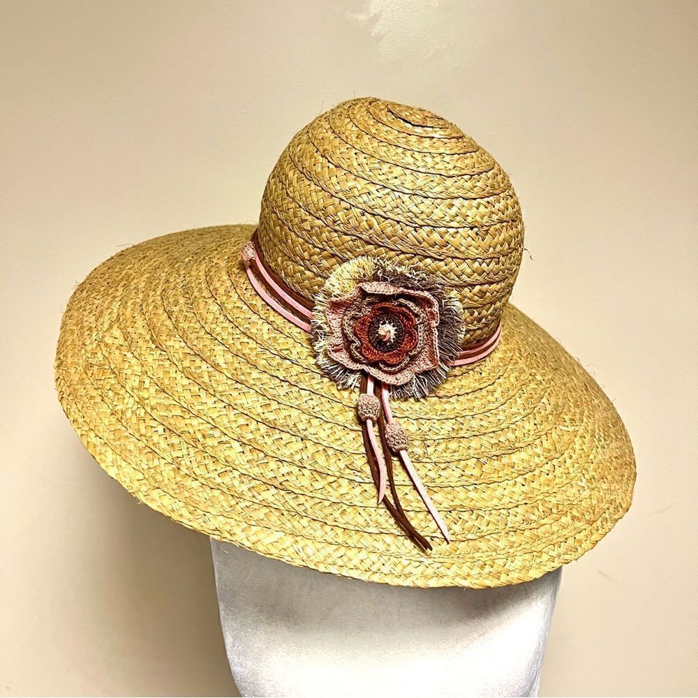 Callahan raffia braided hat. Size S